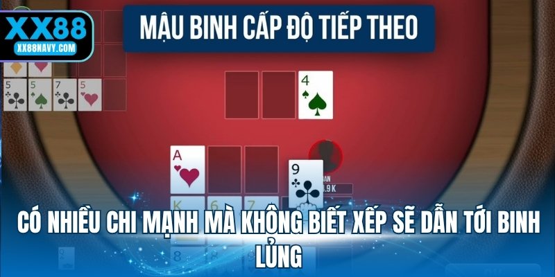 Có nhiều chi mạnh mà không biết xếp sẽ dẫn tới Binh lủng