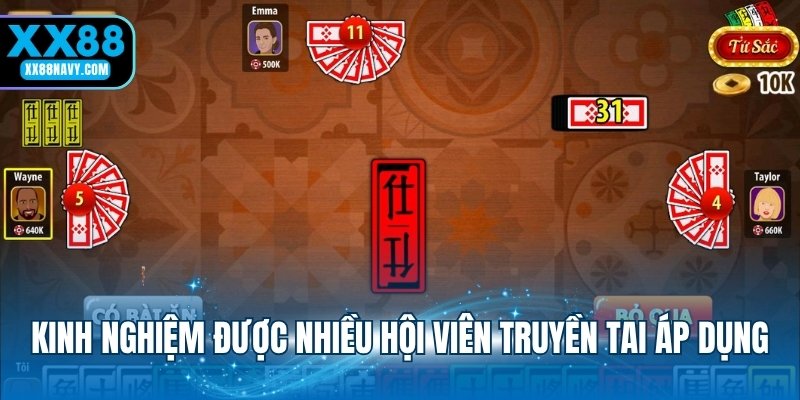 Kinh nghiệm được nhiều hội viên truyền tai áp dụng